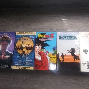 Lot Dragon Ball Z Z Warriors Prepare VHS 2000 Uncut Version The Indian In The Cu